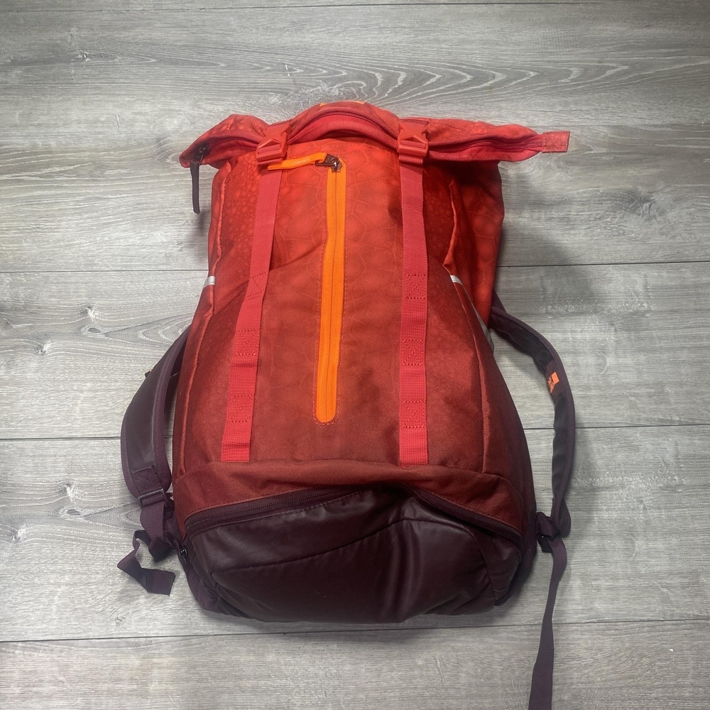 Nike LeBron King James‎ Backpack Maroon Red Orange Mens Athletic Basketball Bag